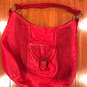 Tano Red Leather Purse